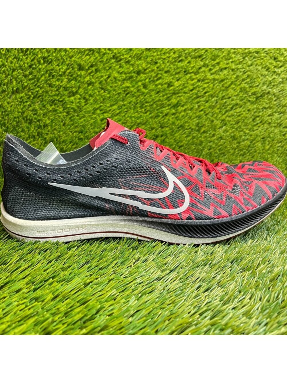 Nike ZoomX Dragonfly Bowerman Mens Size 14 Black Red Running Track Spikes Shoes